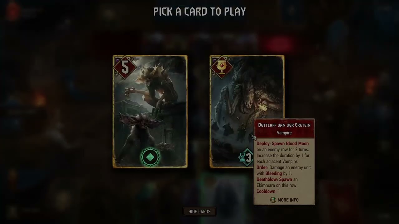 Gwent ( Witcher's Card Game) PvP Gameplay | 1080p FHD