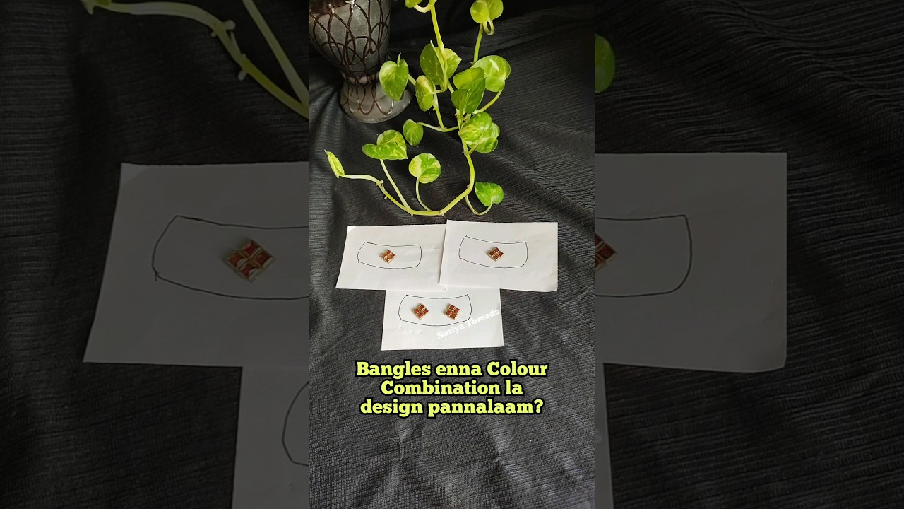 🌸Bangles enna Colour Combination la design pannalaam?🦋🤔 