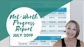 Net-Worth Progress Report | Up $900 and New Debt | July 2019