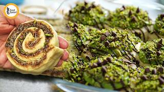 Viral Dubai Chocolate Cinnamon Rolls Recipe By Food Fusion screenshot 1