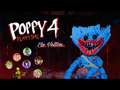 6 YouTubers REACTING to the RETURN of HUGGY WUGGY! 😨 || Poppy Playtime Chapter 4