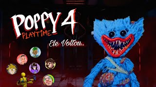 6 Youtubers REAGINDO a VOLTA do HUGGY WUGGY! 😨 || Poppy P...