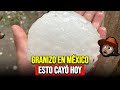 Graniza como si fuera nieve, Mira lo que acaba de caer en México