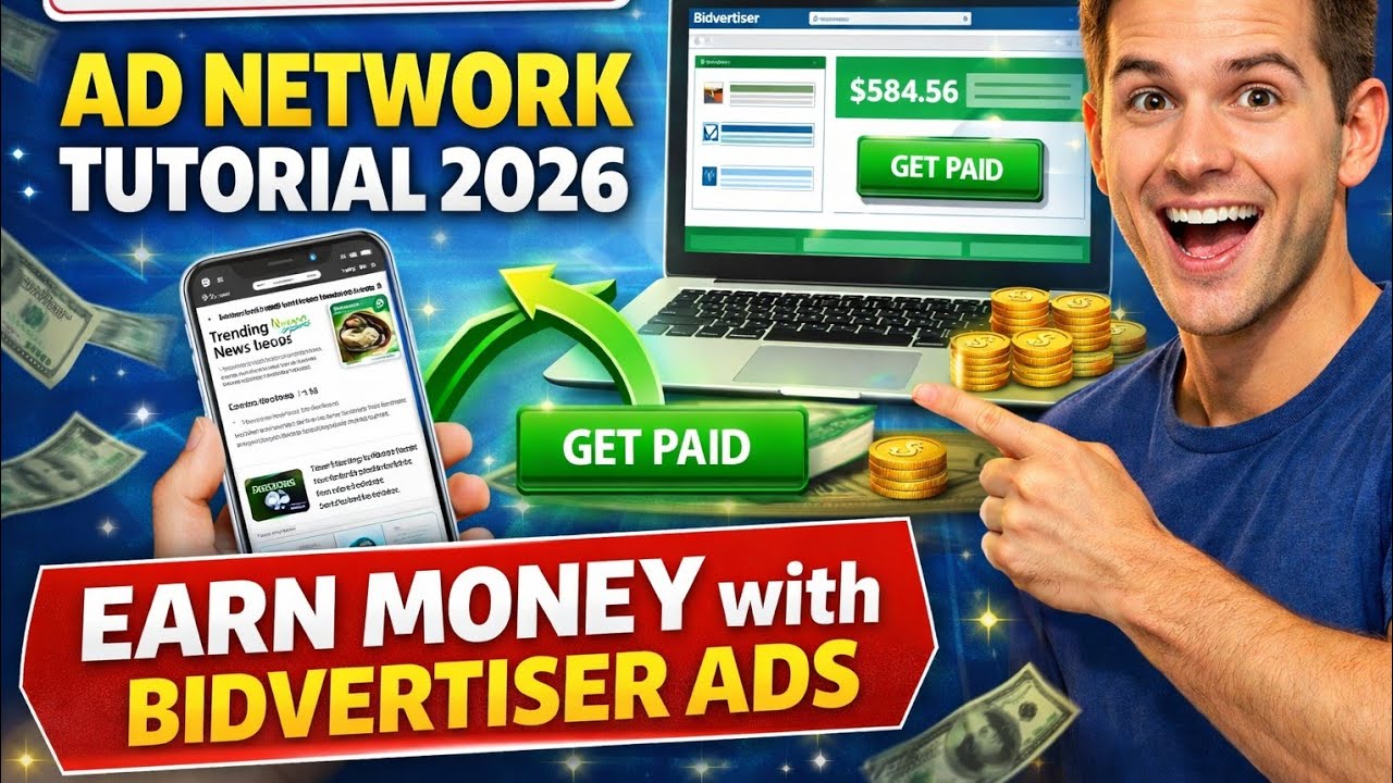 Bidvertiser Ad Network Tutorial 2026 | Earn Money with Bidvertiser Ads