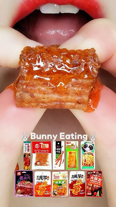 spicy🔥 chinese food 'latiao' eating [asmr mukbang]
