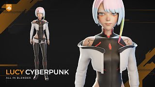 Lucy: Cyberpunk Edgerunners 3D Model Character