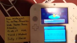 Free-Brownies - Kor Teeter Dance Pikachu 15.04.27 Kor - Receiving Wondercard