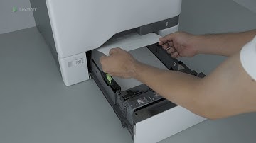 CS720/CS725/CX725 Series—Clearing paper jam in trays