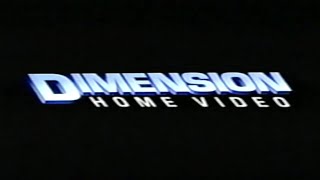 Full VHS Previews — THEY (2002/2003) [VHS Rip Digitization] 2000s Movie Trailers Dimension We Craven