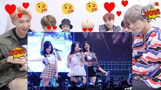 BTS reaction Lisa Focus AS IF IT'S YOUR LAST   BLACKPINK 블랙핑크 마지막처럼   리사 직캠 중앙대 축제 4K 직캠 by 비몽