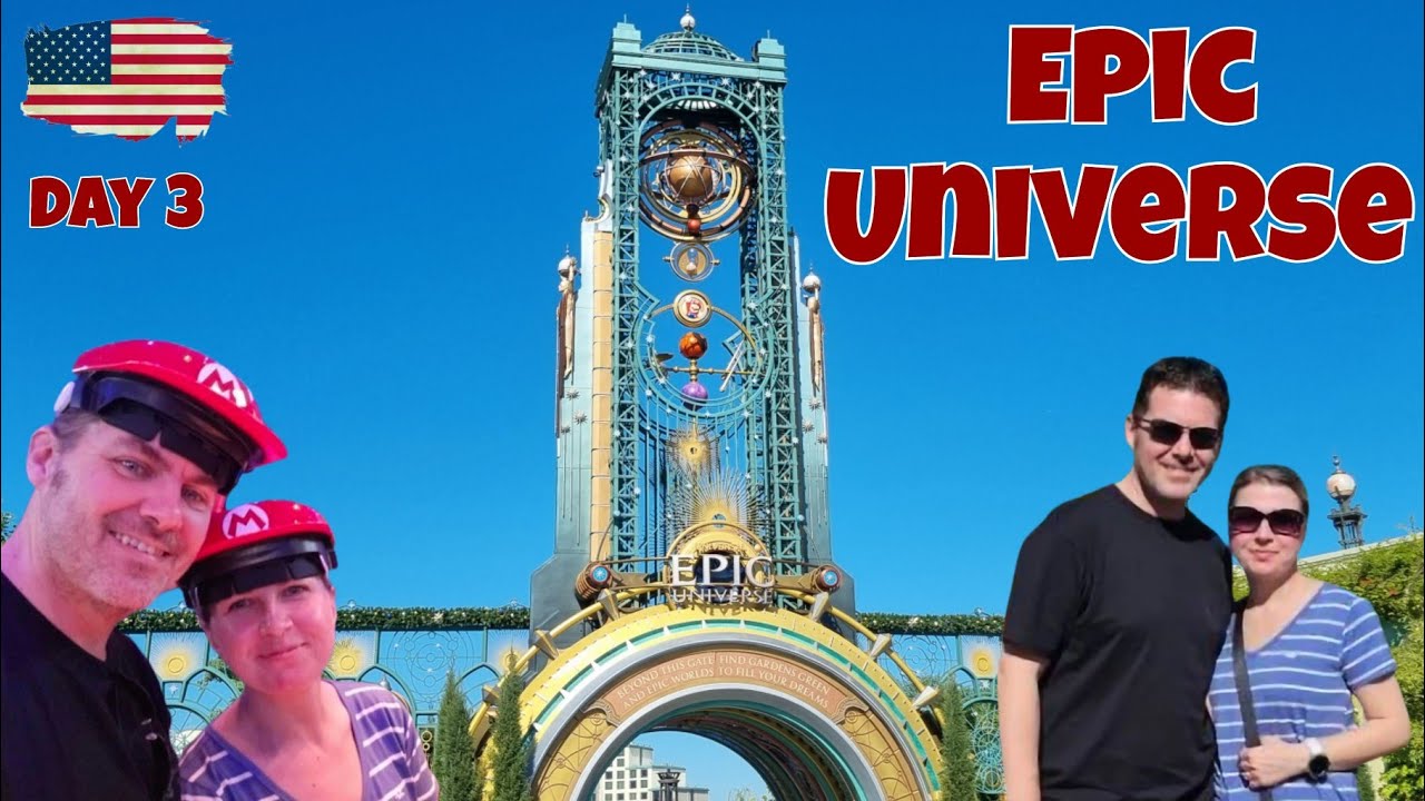 Day 3 - Epic Universe FULL DAY & NIGHT: Every portal & Nighttime Magic! Nov 2025.