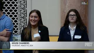 2024 Regular Session - Day 51 - Page Introduction, Rep. Samara Heavrin