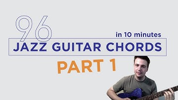 96 Jazz Guitar Chords in 10 minutes - Part 1 - Drop 2 Jazz Guitar Chord Voicings