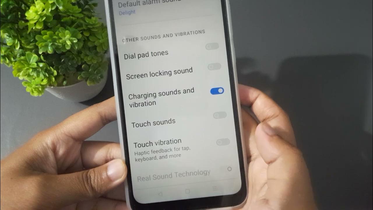 how to on and off touch vibration realme narzo 50 5g, realme touch