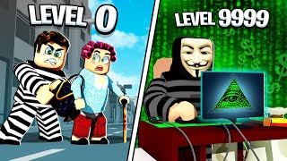 GETTING MAX LEVEL THIEF in Roblox Robbing Tycoon