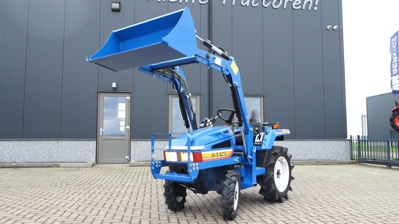 Iseki Landhope TU165 4wd / 1156 Draaiuren / Voorlader - YouTube