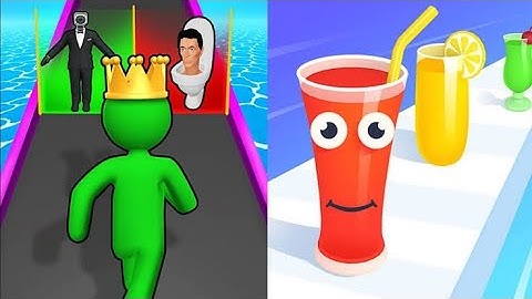 Bridge Race 3D Vs Layer Man 3D🔵🔴⚫All New Max Update Mobile Gameplay WE21