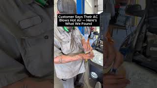 Customer Says Their AC Blows Hot Air — Here’s What We Found #autotechnician #gmcdenali #acnotcooling
