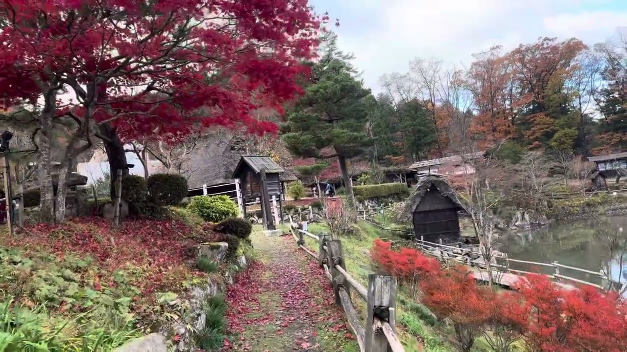 Hida no Sato open air museum in Autumn 2024 - YouTube