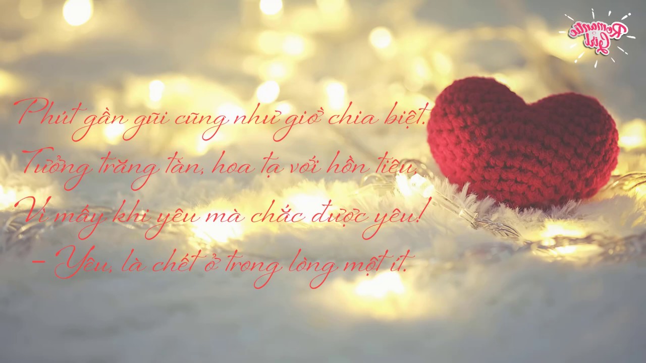 Yêu - Xuân Diệu - Yêu là chết ở trong lòng một ít - youtube