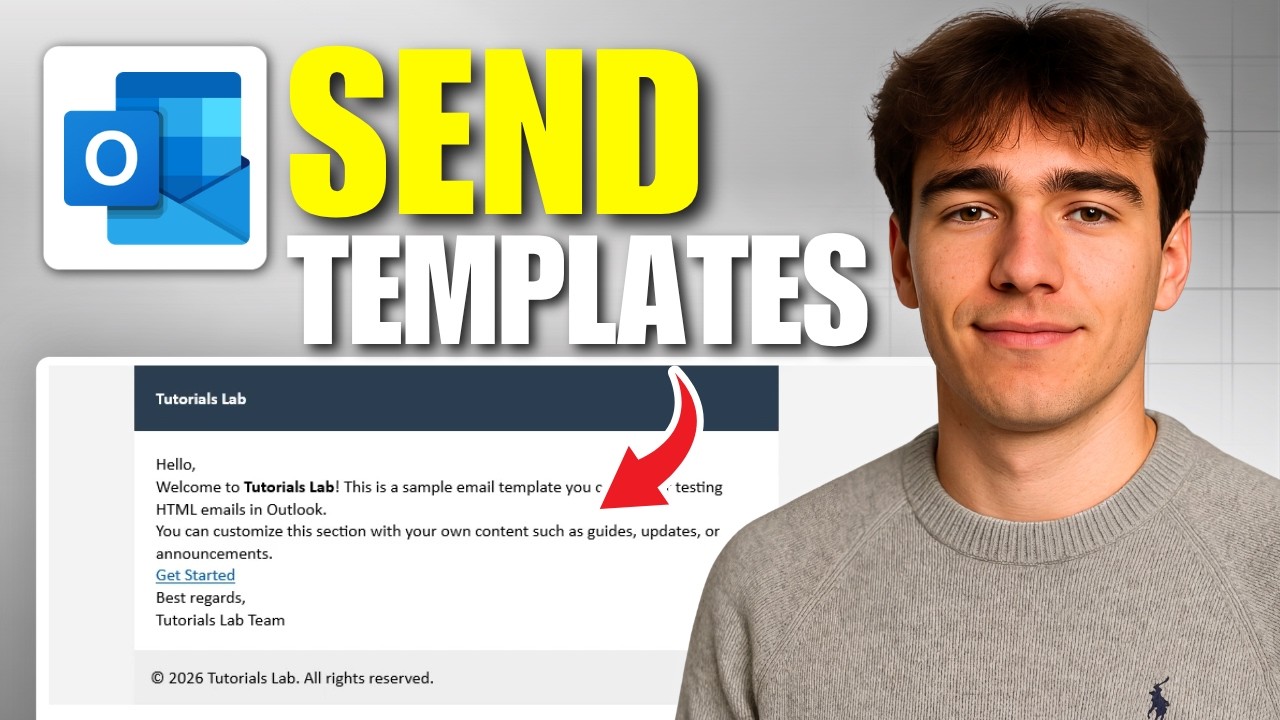 How to Send HTML Email Templates With Outlook (Tutorial 2026) - YouTube