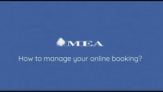 How To Manage Your Booking Online