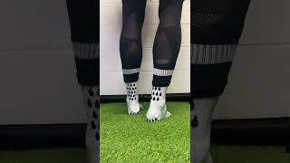 ⚫ HIGH-IMPACT ⚫  White base, black sleeves. Fold high = instant edge. DRIPsox grip socks &amp; sleeves!