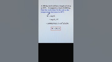 Work due to Thermal Expansion