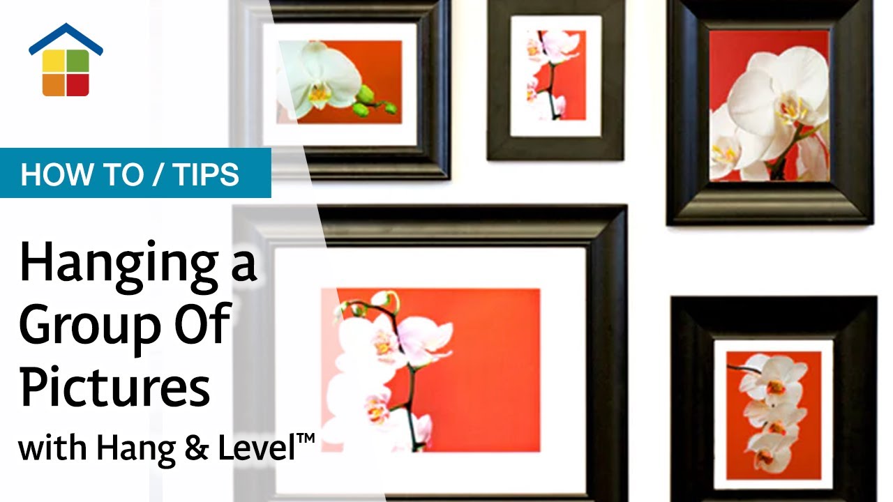 How to hang a group of pictures with Hang & Level™ 