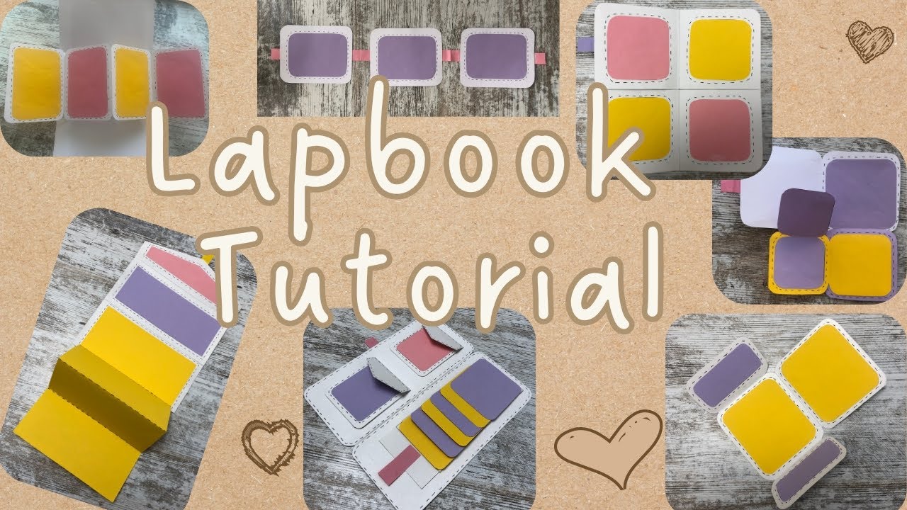 Lapbook Tutorial | How to make 7 different cards