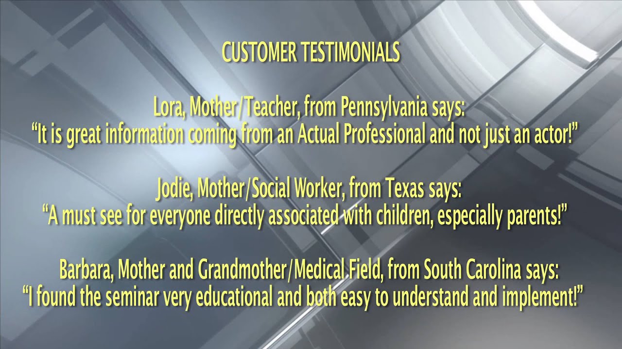 Child Abduction Prevention Seminar Teaser