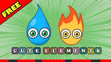 Control the elements in Cute Elements, physics puzzler available on Google Play - free games