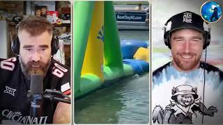 Travis Kelce Caught Completely Off Guard as Taylor Swift Walks In During Podcast Recording!