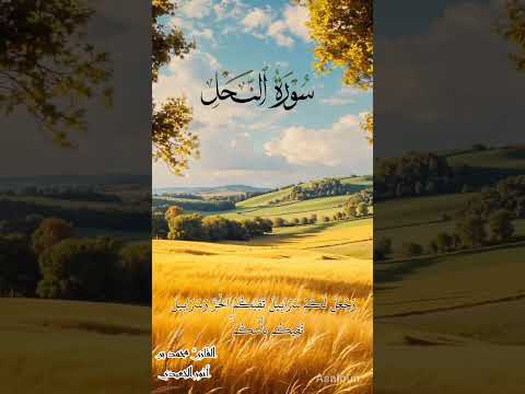 أرح سمعك بهذه التلاوة العذبة مقتطف من صلاة المغرب من سورة النحل للقارئ محمد بن أنور الجعيدي