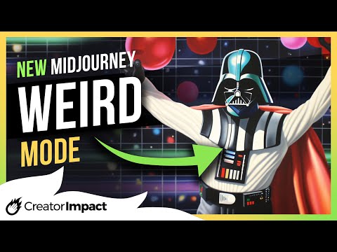 WEIRD MODE - Midjourney 5.2's new --weird parameter