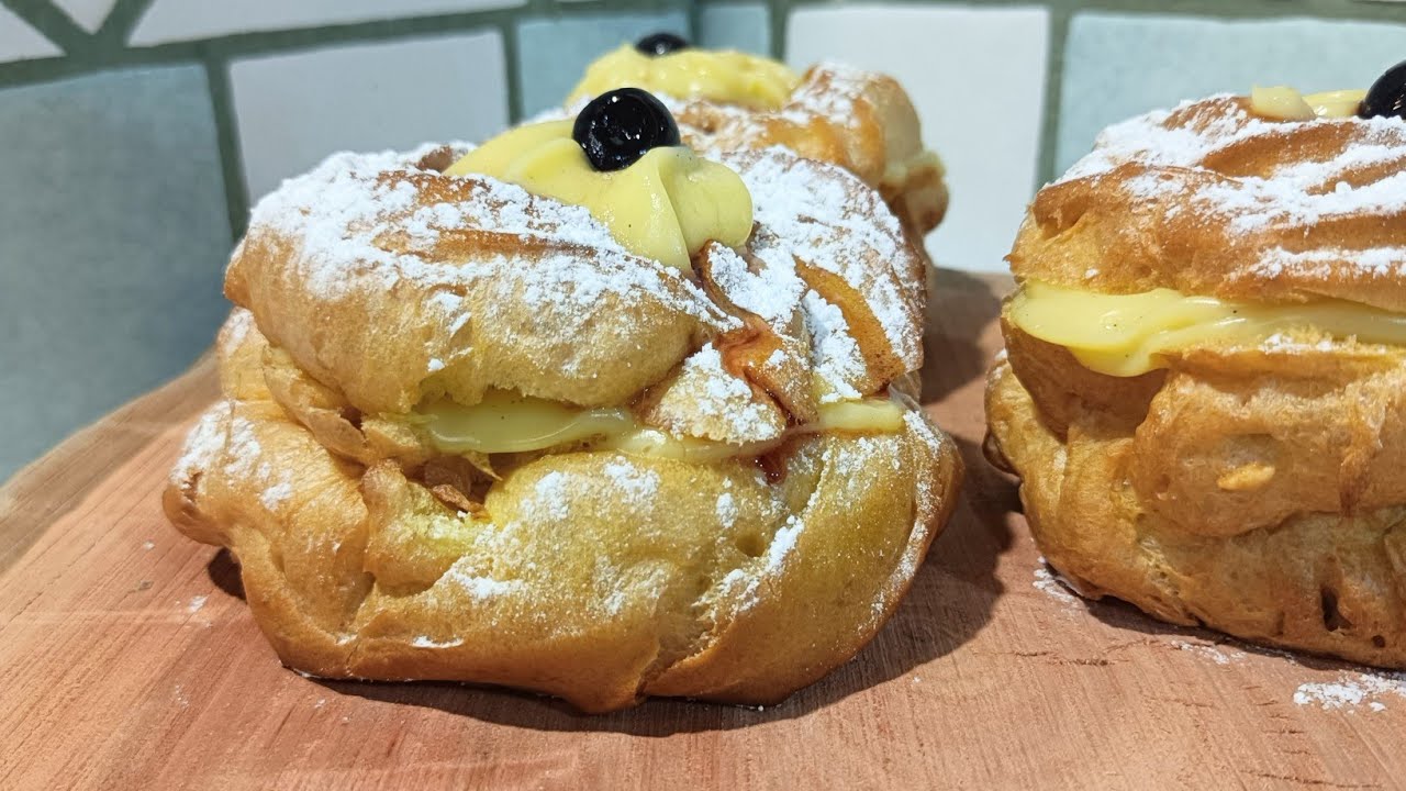 Zeppole di San Giuseppe al Forno || Ricetta senza burro