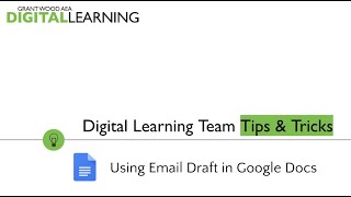 Email Draft in Google Docs