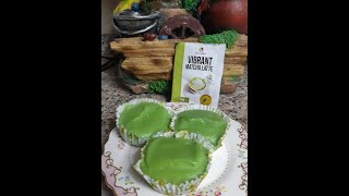Biscof Vibrant Matcha Latte Mini Flan