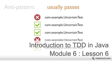Module 6. Lesson 6. Testing anti-patterns: Usually passes