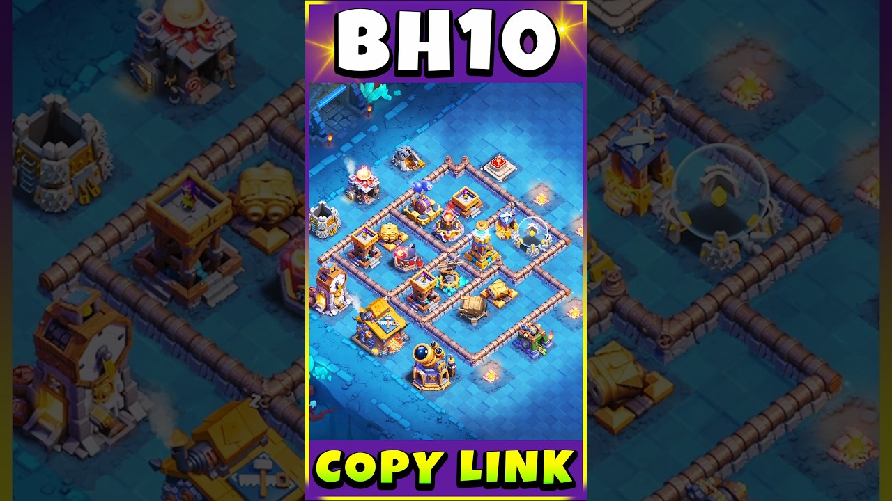 TOP 3 Best BUILDER HALL 10 Bases COPY LINK | Builder Base 2.0 