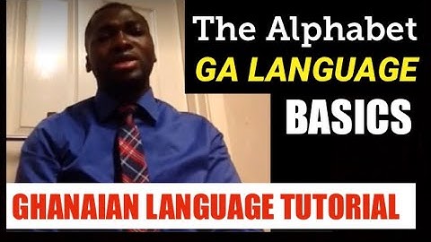 Ghanaian Language Tutorial  Lesson | Alphabets in Gã ✔ | Ga Niŋmaa Okadii Lɛ | Ga GaDangme Alphabets