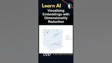 Visualizing Embeddings with Dimensionality Reduction #ai #artificialintelligence #machinelearning