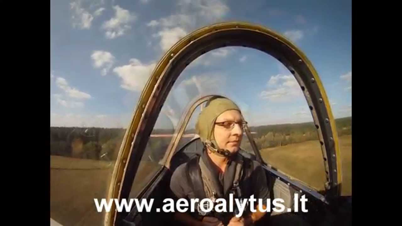 Akrobatinis skrydis virš Alytaus