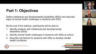 Supporting the Mental Health of Students with Intellectual and Developmental Disabilities Part 1