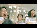 We tried the samyang x 4 challenge and suffered miserably