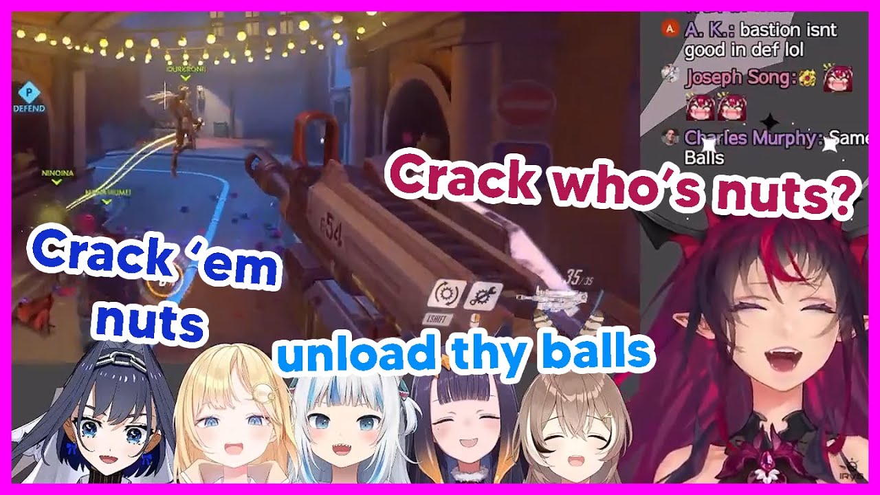 They can't stop making the nut jokes