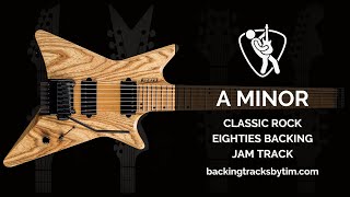 Def Leppard Inspired Classic Rock 80s Backing Track in A Minor | 125 BPM