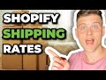BEST Shopify Shipping Rates Setup 2021