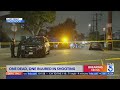 1 killed, 1 injured after shooting in Inglewood