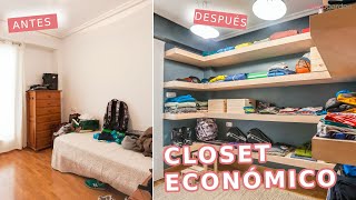 Hacer un CLOSET ECONÓMICO Vestidor abierto con Decogarden